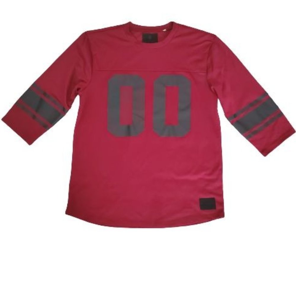 On the Byas Red and Gray Men's Jersey